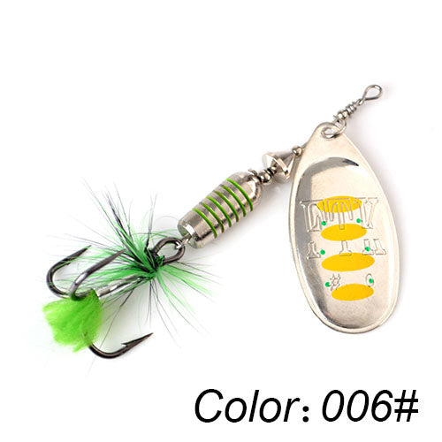 Special bionic bait fishing gear for rotating metal sea fishing