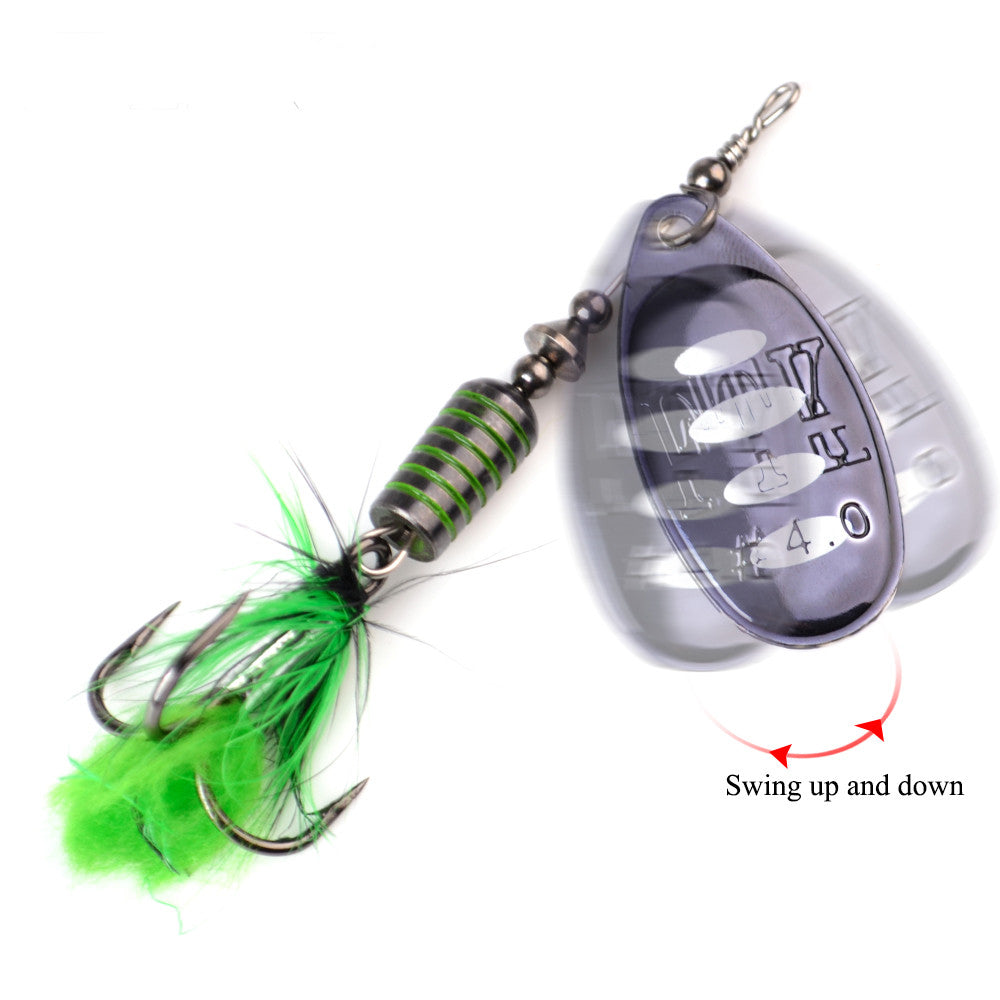 Special bionic bait fishing gear for rotating metal sea fishing