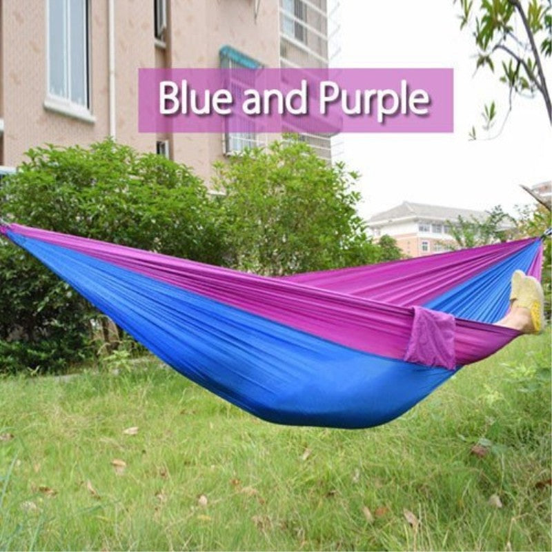 Backpacking Hammock - Portable Nylon Parachute Outdoor Double Hammock