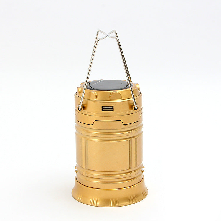 The new flashlight lantern 6LED camping lamp solar camping lamp multi-function portable lamp stage lamp