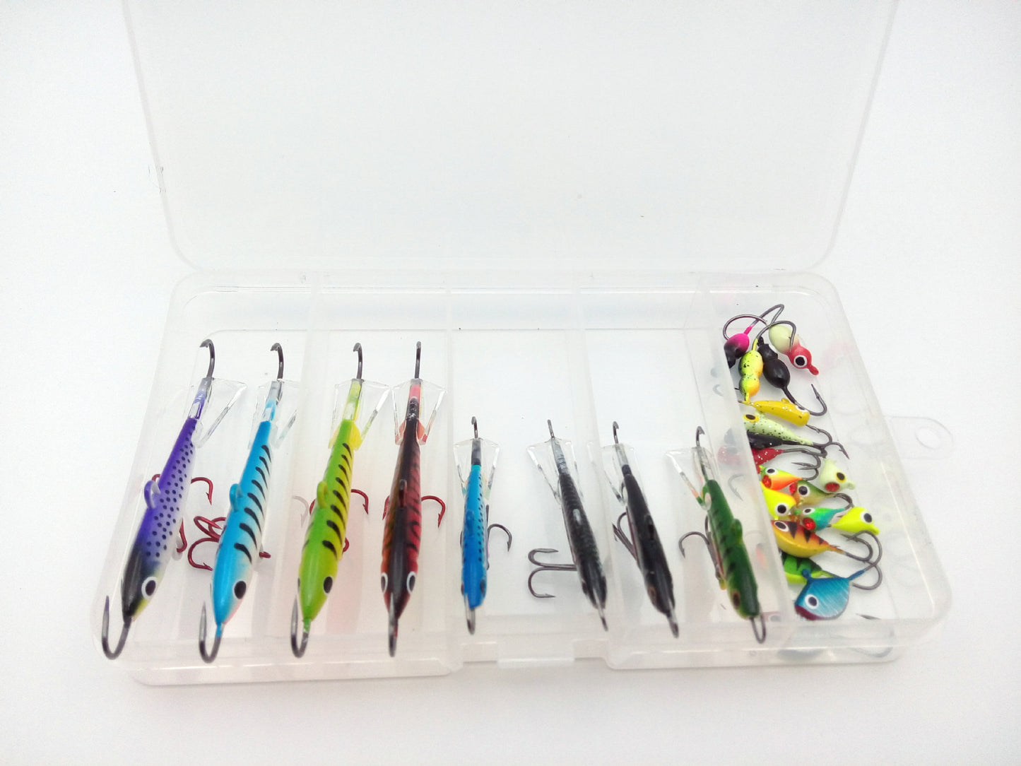 Many varieties of ice fishing hook set 26 / set of mini lead fish hook in winter