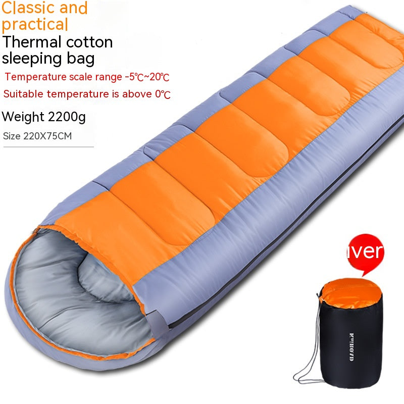 Outdoor Camping Warm Cotton Sleeping Bag