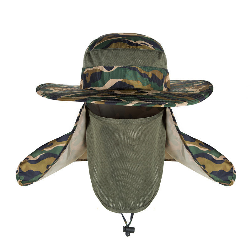 Fisherman's hat with 360 degrees sun, water and UV protection