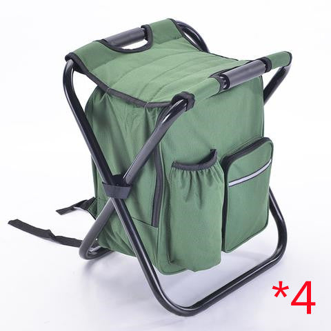 Multifunction Outdoor Folding Chair Ice Cooler Picnic Bags Camping Fishing Stool Backpacking Hunting Rest Chair