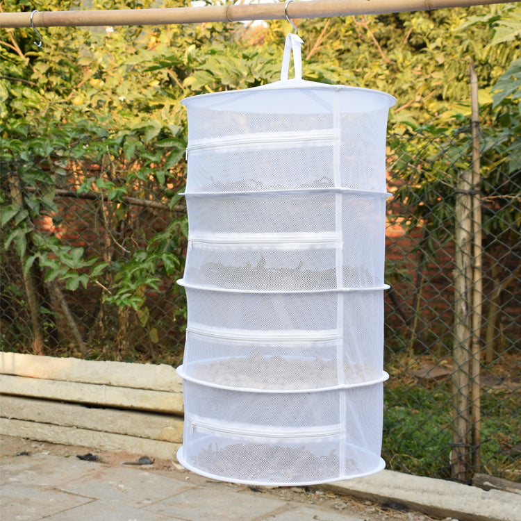 Multifunctional foldable drying net