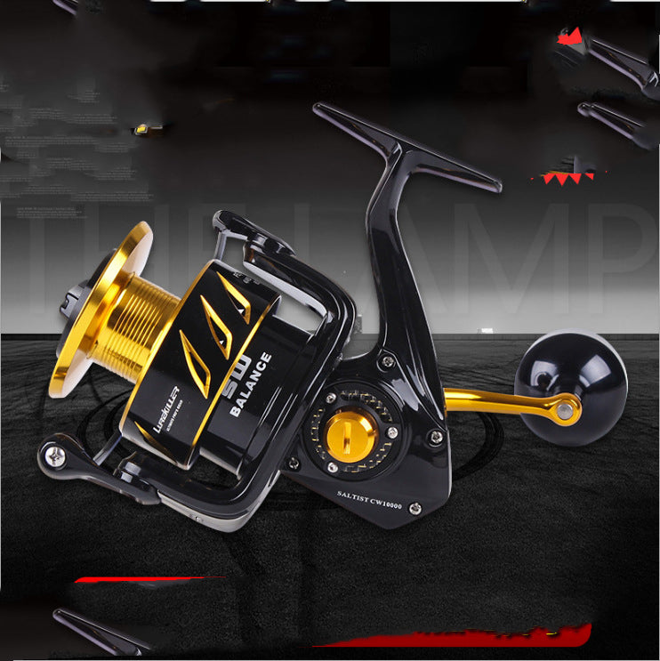 Metal Boat Fishing Wheel Spinning  Trolling