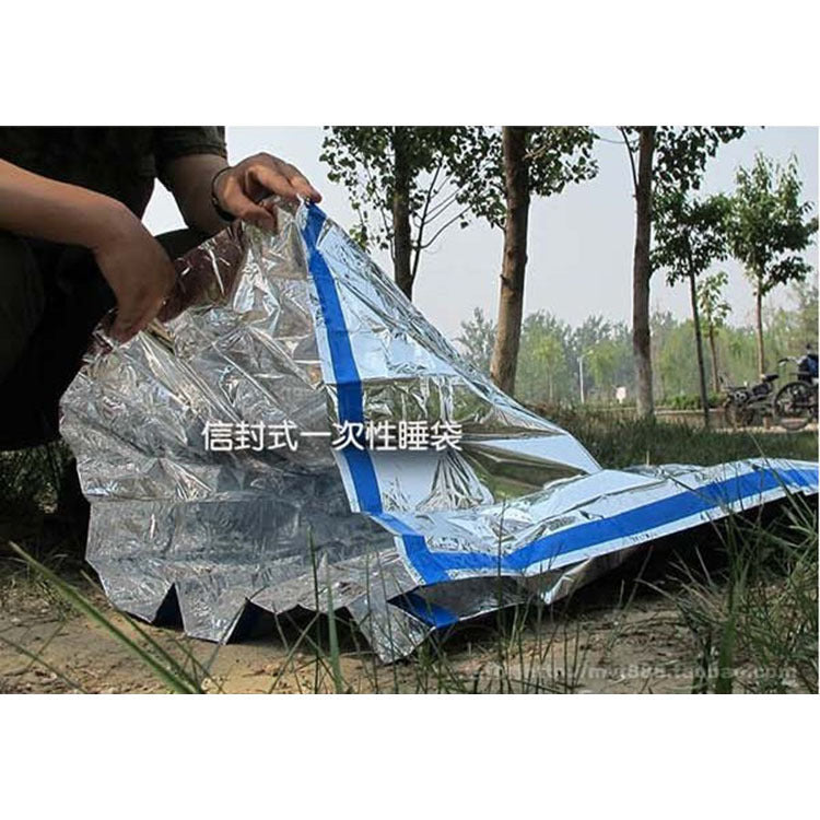 Disposable emergency sleeping bag