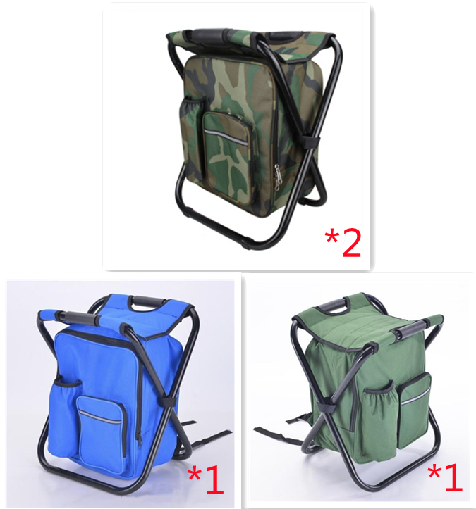 Multifunction Outdoor Folding Chair Ice Cooler Picnic Bags Camping Fishing Stool Backpacking Hunting Rest Chair