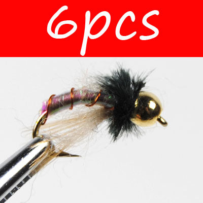 Fly Fishing Nymph Hook Copper Head Bead